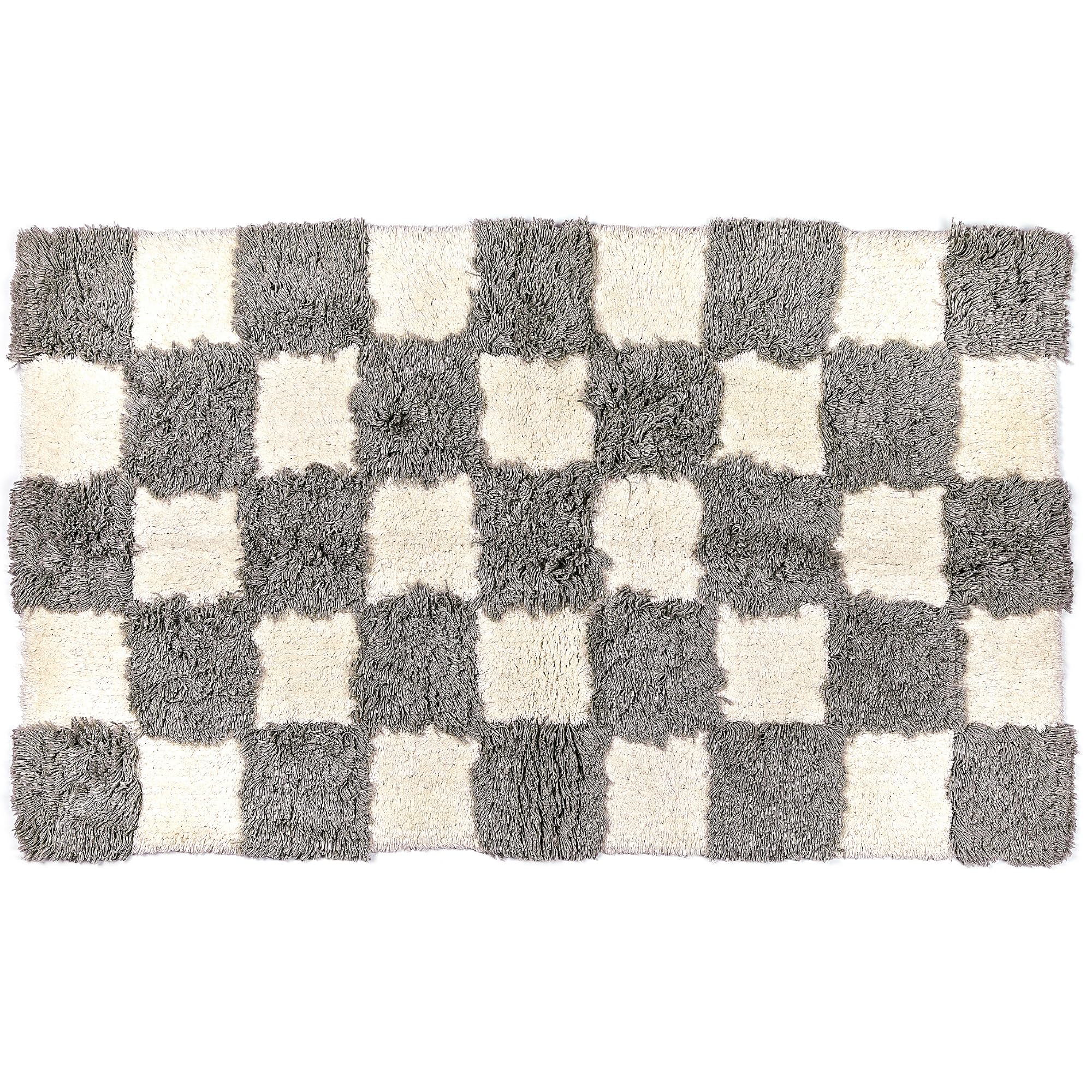 【新品・タグ付き】MACKENZiE-CHiLDS  CHECKラグ Amazon.com: MACKENZIE-CHILDS Checkerboard Bath Rug, Washable Bath